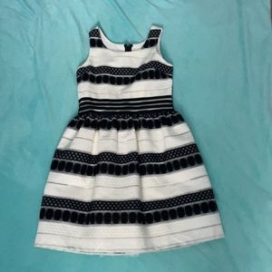 Black and white formal/causal dress